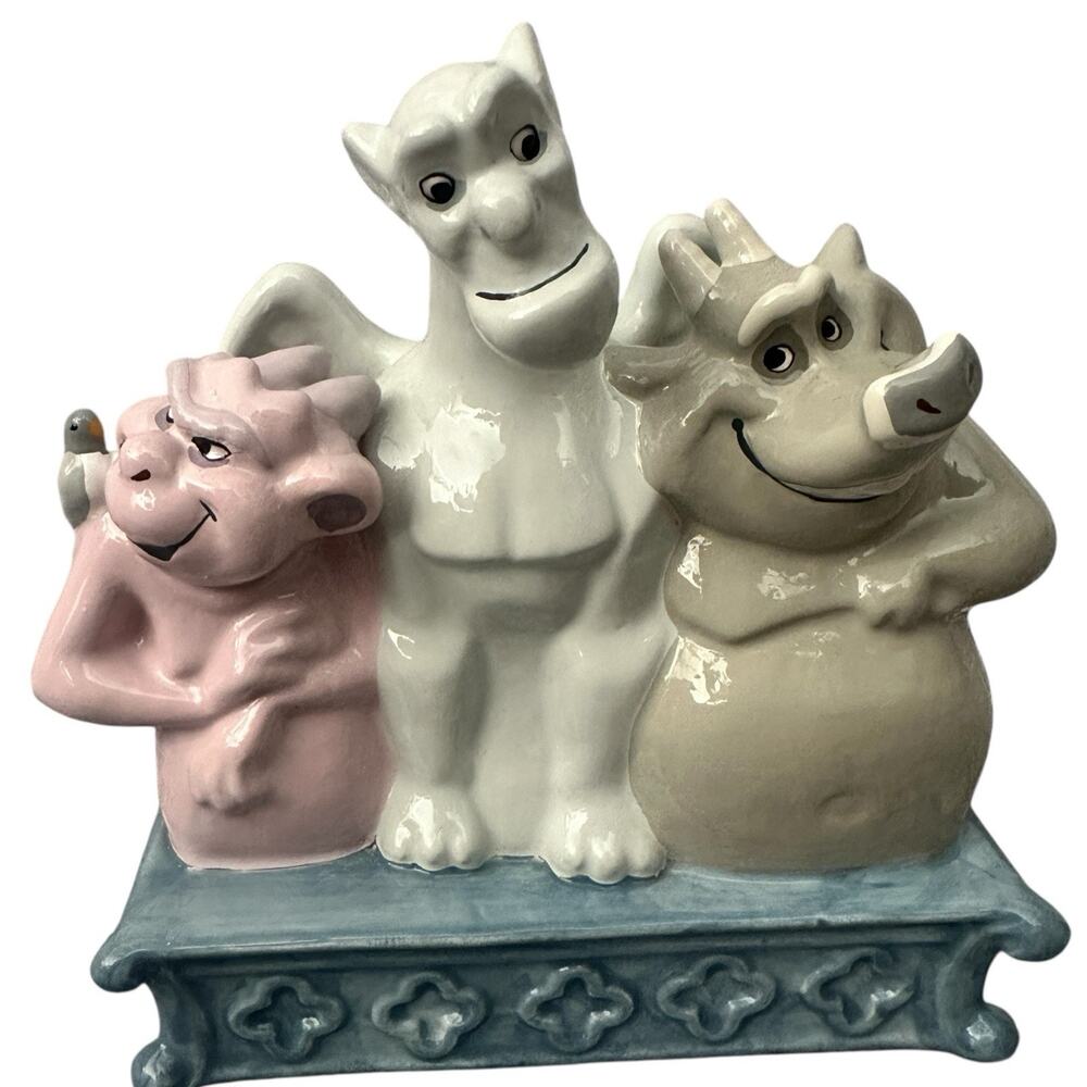 VTG Disney Hunchback of Notre Dame Gargoyles Victor Hugo Laverne Figurine Statue